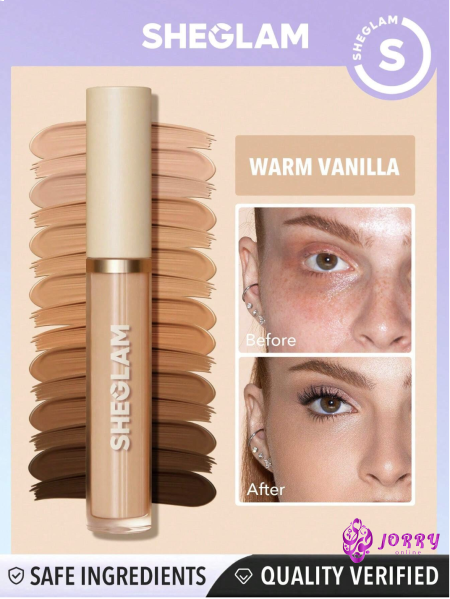 SHEGLAM Like Magic 12Hr Full Coverage Concealer- - warm vanilla